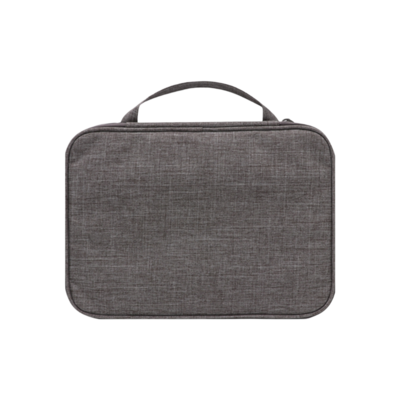 (Large 20+) watch accessories bag with handle Grey - حقيبه اكسسورات ساعه مع علاق لون رمادي