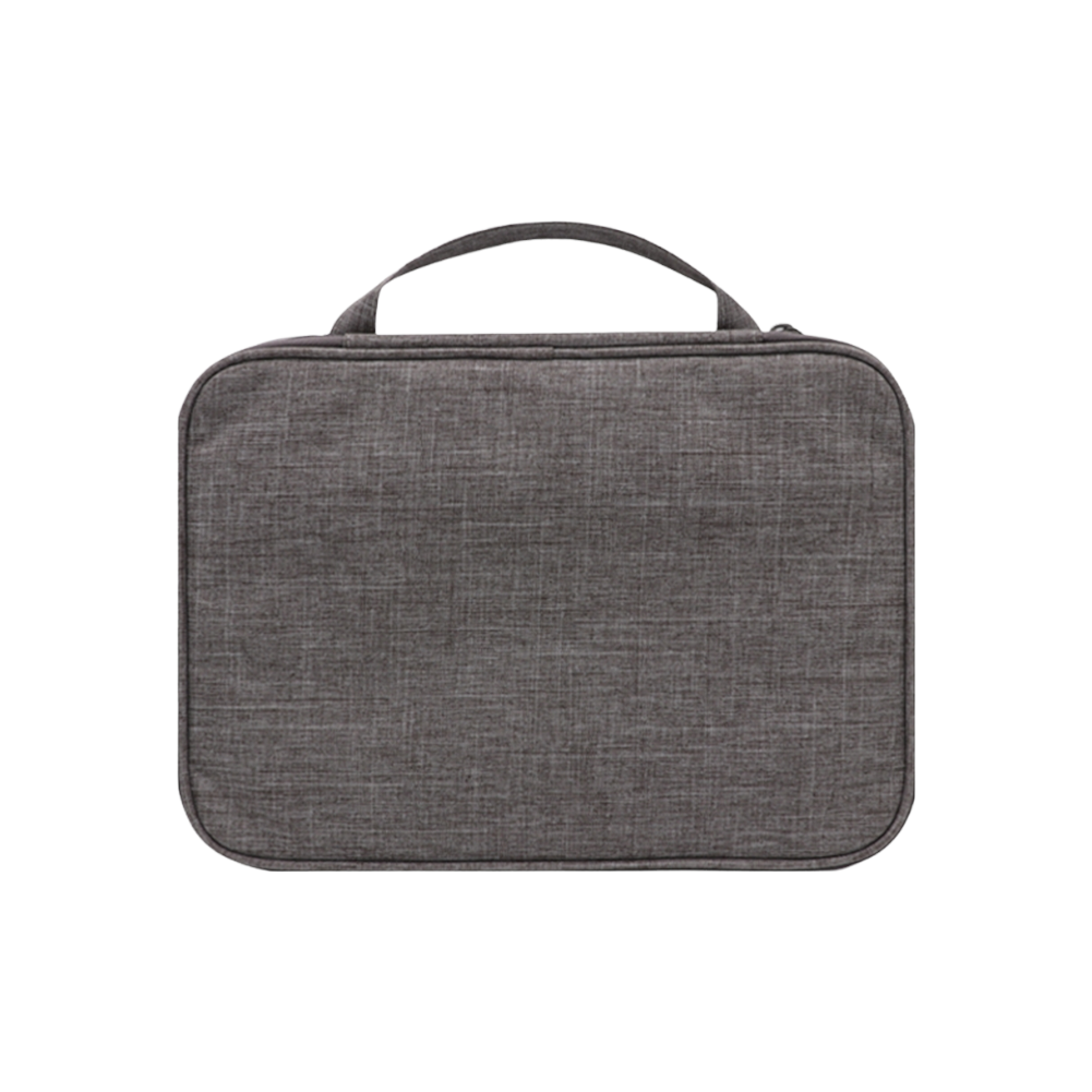 (Large 20+) watch accessories bag with handle Grey - حقيبه اكسسورات ساعه مع علاق لون رمادي