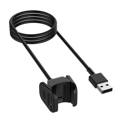 (Fitbit Charge 3/4/SE ONLY) Fitbit CHARGE charger Black - شحن فت بت جارج لون اسود 