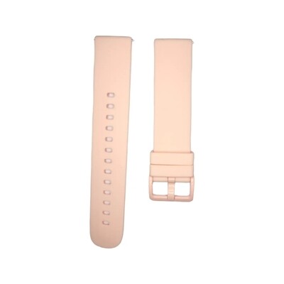 (20mm) Silicone Band plain Pink -  باند سيليكون لون وردي ساده 