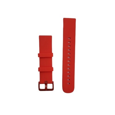 (20mm) Silicone Band plain Red -  باند سيليكون لون احمر ساده 