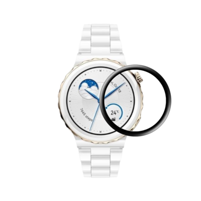 (Huawei GT3 Pro 43mm ONLY) Screen Protection - Clear - حمايه شاشه شفافه لساعه هواوي جي تي ٣ برو ٤٣م