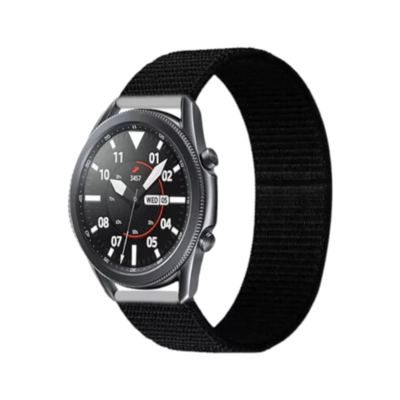 (20mm) Fabric Band Black - باند خام أسود