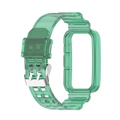 (Huawei Fit 1 ONLY ) Band with Full cover Green - باند مع فل كفر  أخضر 