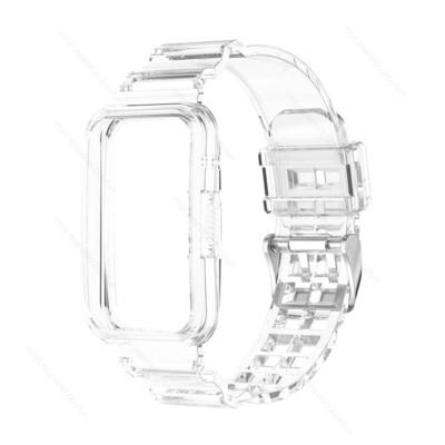 (Huawei Fit 1 ONLY ) Band with Full cover Transparent - باند مع فل كفر شفاف 