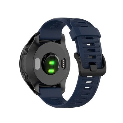 (22mm) Garmin Silicone Sports Band Deepdale blue - جارمن سيليكون رياضي كحلي 