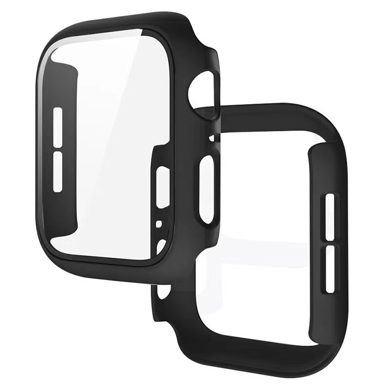 44mm Apple watch full cover Black - فل كفر لساعات ابل مقاس  ٤٤م - اسود 