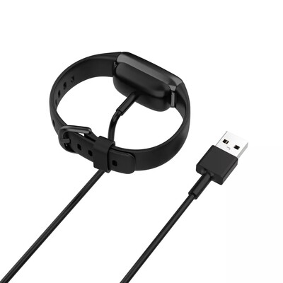 (Fitbit Charge 5 &amp; Fitbit Luxe) Fitbit CHARGE charger Black - شحن فت بت جارج لون اسود 
