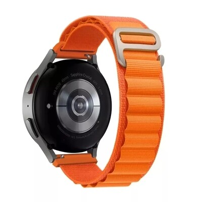 (22mm) Alpine loop Orange new ultra design - باند خام برتقالي تصميم ساعه الالترا الجديد 