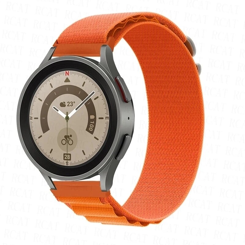 (22mm) Alpine loop Orange new ultra design - باند خام برتقالي تصميم ساعه الالترا الجديد 