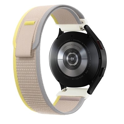 (22mm) Trail Loop Grey&amp;Yellow new ultra design - باند خام رمادي مع اصفر تصميم ساعه الالترا الجديد 