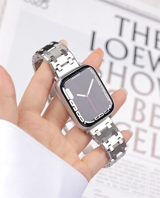 (38mm-40mm-41mm) Rolex AP Steel band Silver - باند رولكس تصميم اي بي لون سلفر 