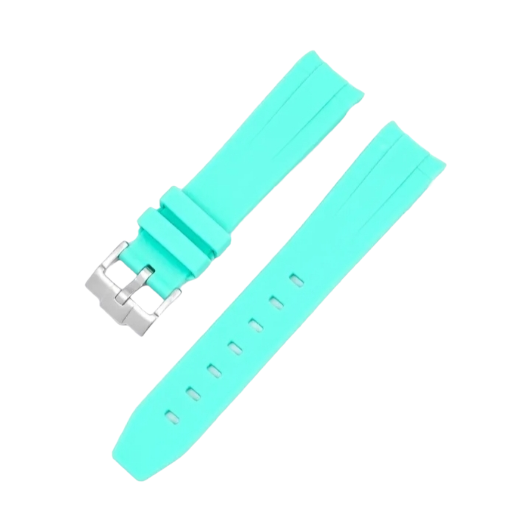 (OmegaXSwatch)  iSwatch silicone Tiffany New Design - باند اي-سواتش لون تيفاني تصميم جديد