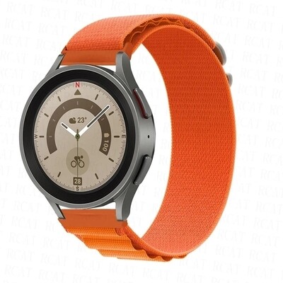 (20mm) Alpine loop Orange new ultra strap design - باند خام برتقالي تصميم ساعه الالترا الجديد 