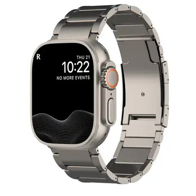 (42mm-44mm-45mm-49mm) Titanium 99.9% band matte - باند تيتانيوم ٩٩.٩٪ مطفي 