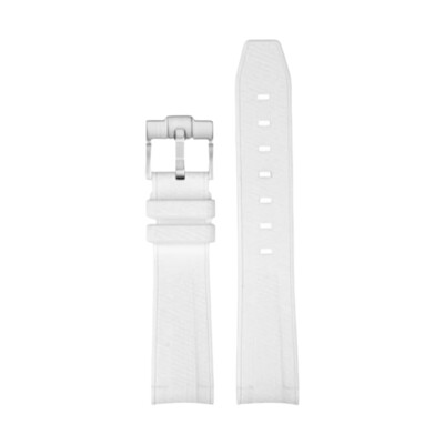 (20mm)  iSwatch silicone pattern White - باند اي-سواتش لون ابيض نقش 