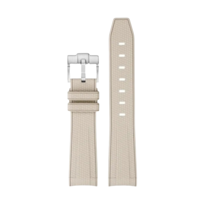 (20mm)  iSwatch silicone pattern Beige - باند اي-سواتش لون بيج نقش 