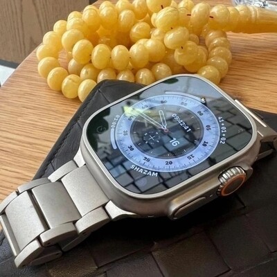(42mm-44mm-45mm-49mm) Titanium 99.9% band matte - باند تيتانيوم ٩٩.٩٪ مطفي 