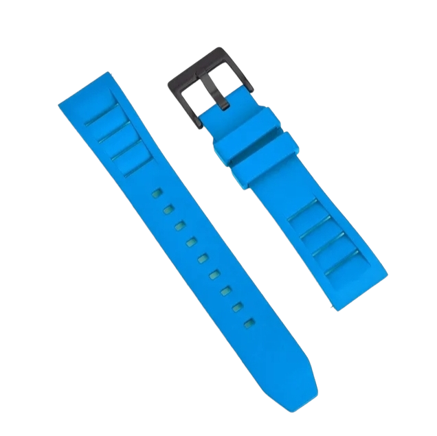 (22mm) Rubber FKM Sports Band Sky Blue - ربل اف كيه ام سبورت سماوي 