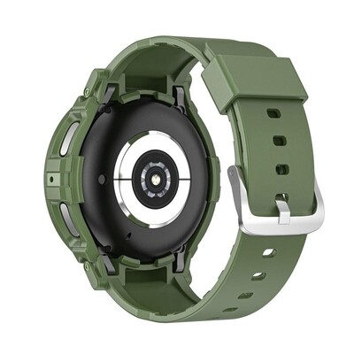 (Galaxy watch 5 Pro ONLY) Rubber Kit Galaxy watch 5 Pro 45mm Green - عده تعديل ربل ساعه جلكسي ووتش 5 برو ٤٥م زيتي 