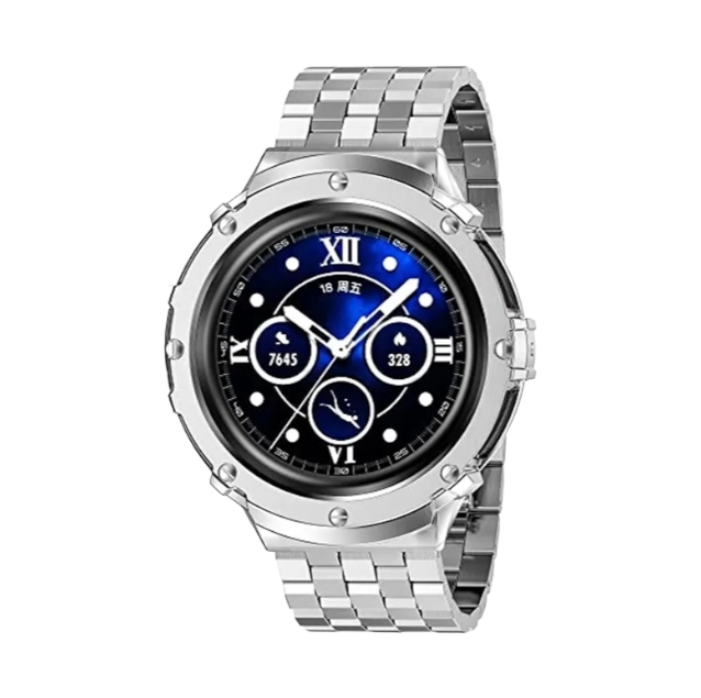 (Galaxy watch 5 Pro ONLY) Steel Kit Galaxy watch 5 Pro 45mm Silver - عده تعديل ستيل ساعه جلكسي ووتش 5 برو ٤٥م سلفر 