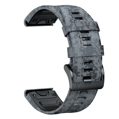 (26mm) Garmin Silicone Army Band Camouflage - جارمن سيليكون جيشي كاموفلاج  