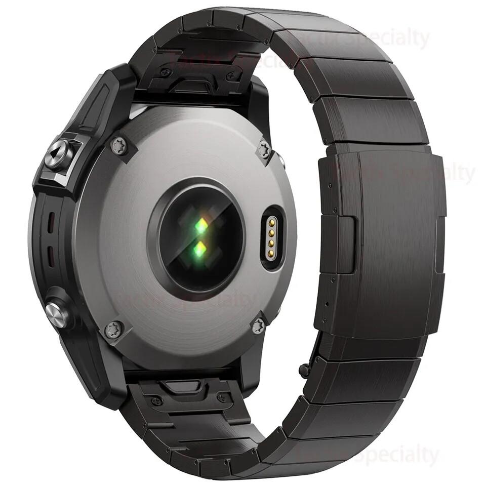 (26mm) Garmin Steel Ceramic Black - جارمن ستيل سيراميك اسود 