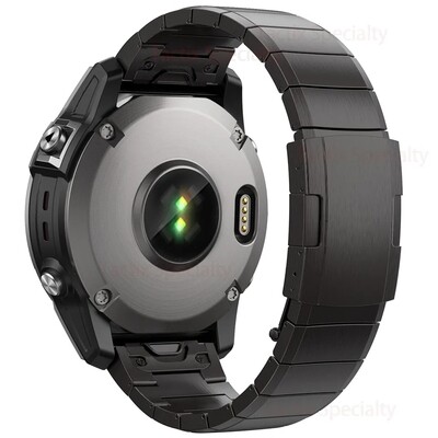 (26mm) Garmin Steel Ceramic Black - جارمن ستيل سيراميك اسود 