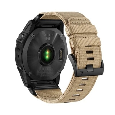 (26mm) Garmin Canvas Beige - جارمن خام بيج 