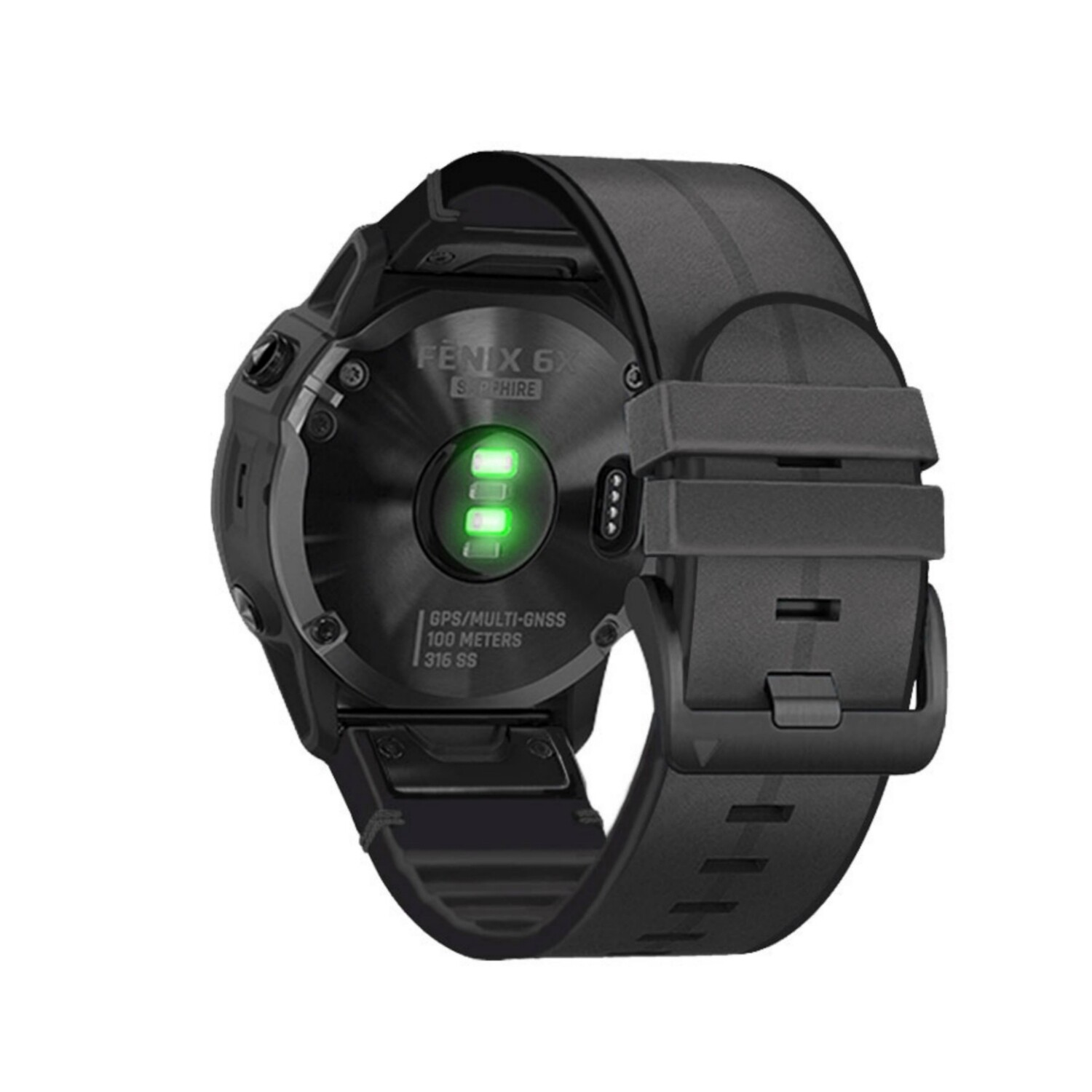 (26mm) Garmin Leather Black - جارمن جلد اسود 