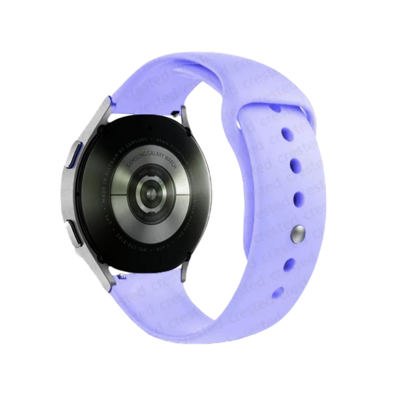(20mm) Silicone Band Light purple -  باند سيليكون لون بنفسجي فاتح 