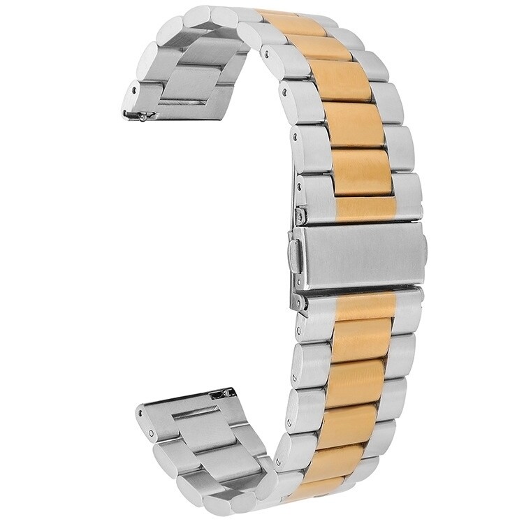 (22mm) Rolex Classic design Silver&amp;Gold - رولكس التصميم الكلاسيكي سلفر مع ذهبي 