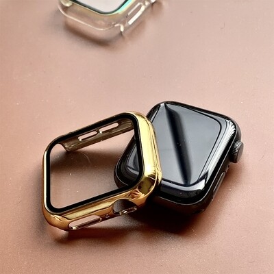 38mm Apple watch full cover  - Gold - فل كفر لساعات ابل مقاس  ٣٨م - ذهبي 