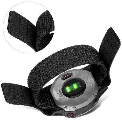(26mm) Garmin Velcro Sports Band Black - جارمن خام رياضي اسود 