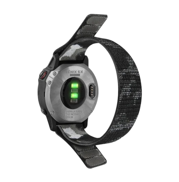 (22mm) Garmin Velcro Sports Band Army - جارمن خام رياضي جيشي 