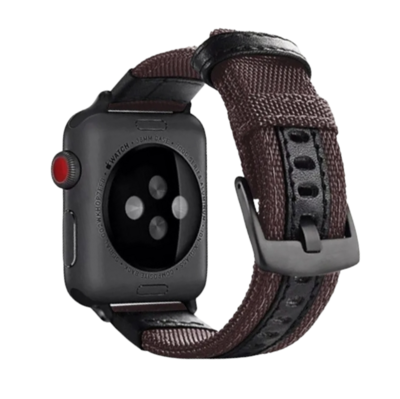 (38mm-40mm-41mm) Fabric Band new design Brown -  باند خام تصميم جديد بني 