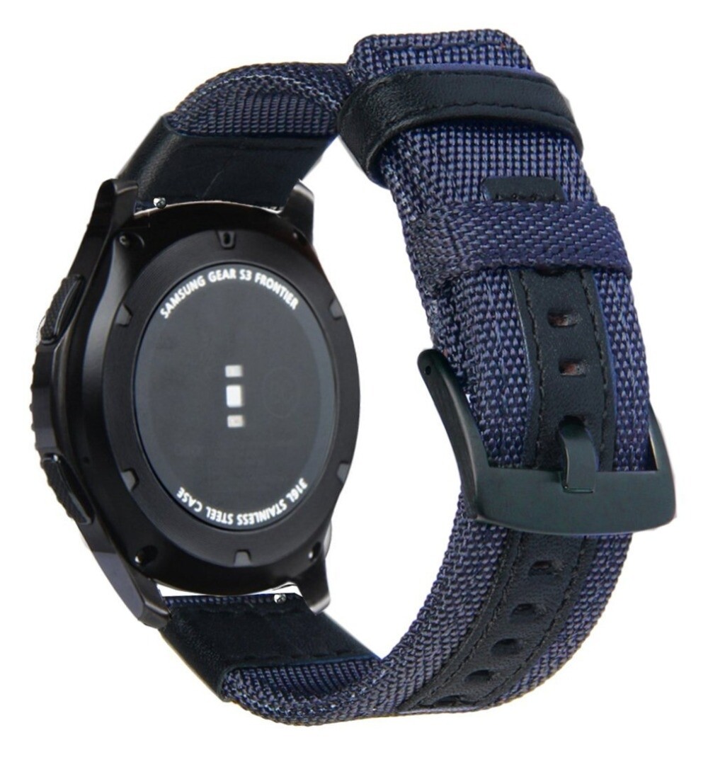 (22mm) Fabric Band new design Blue -  باند خام تصميم جديد ازرق 
