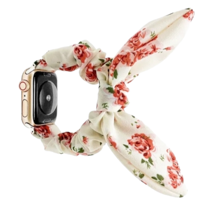 (42mm-44mm-45mm-49mm) Fabric Scrunchie #4 -  باند خام سكرنشي #٤