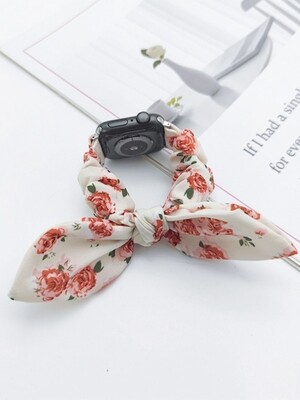 (38mm-40mm-41mm) Fabric Scrunchie #4 -  باند خام سكرنشي #٤