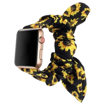 (38mm-40mm-41mm) Fabric Scrunchie #2 -  باند خام سكرنشي #٢
