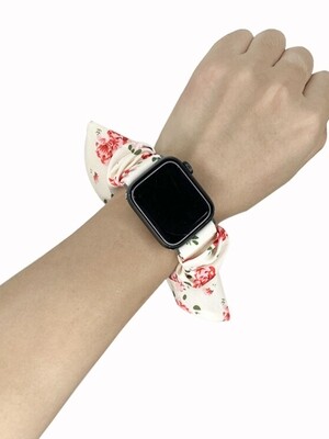 (42mm-44mm-45mm-49mm) Fabric Scrunchie #4 -  باند خام سكرنشي #٤