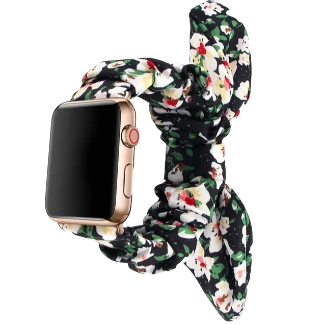 (38mm-40mm-41mm) Fabric Scrunchie #1 -  باند خام سكرنشي #١