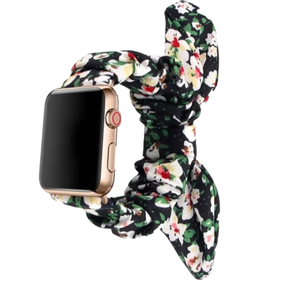 (38mm-40mm-41mm) Fabric Scrunchie #1 -  باند خام سكرنشي #١