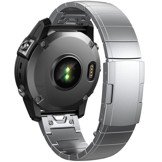 (22mm) Garmin Steel Ceramic Silver - جارمن ستيل سيراميك سلفر 