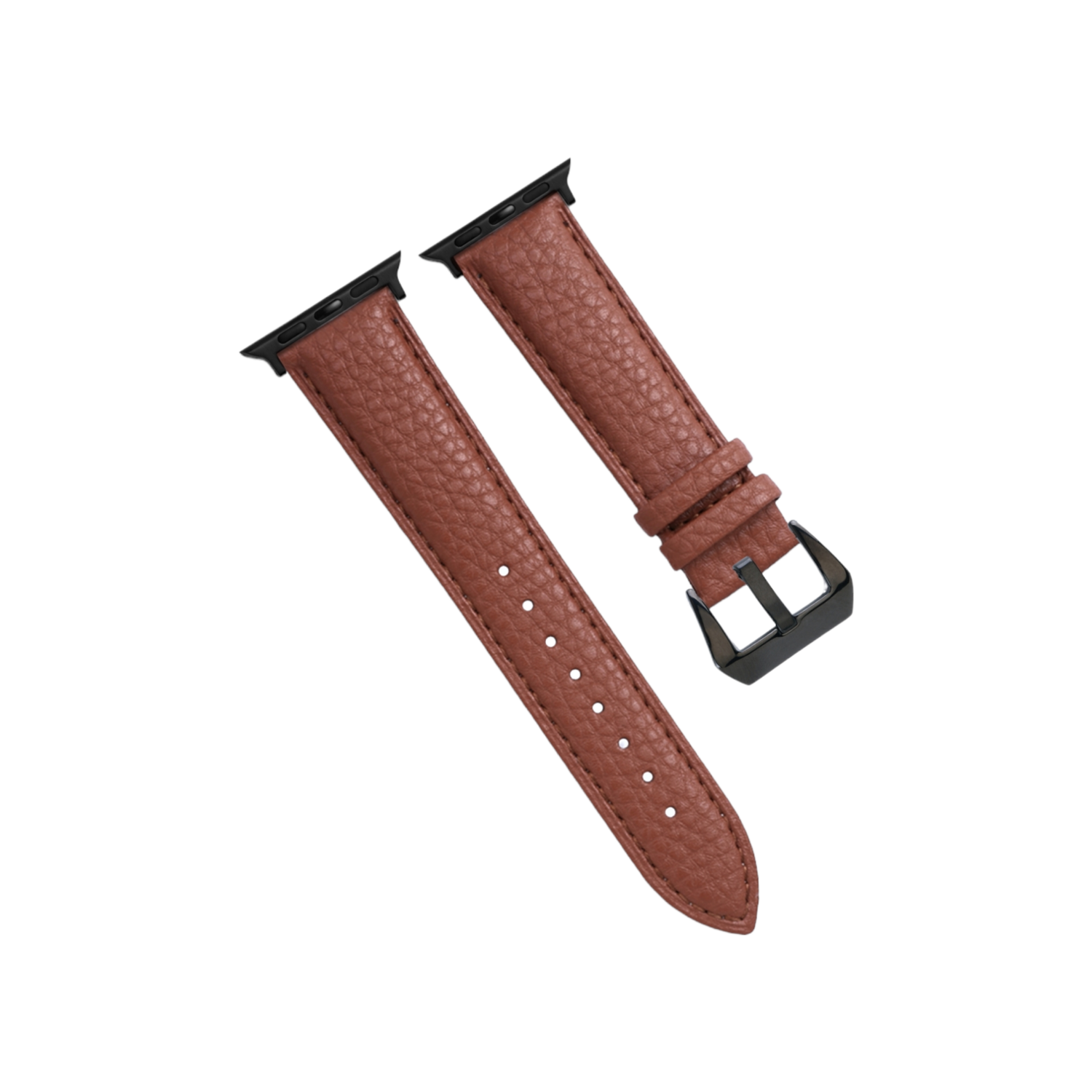 (38mm-40mm-41mm) Hermes Luxury Leather Dark brown Band - جلد هرميز لكچري بني غامق 
