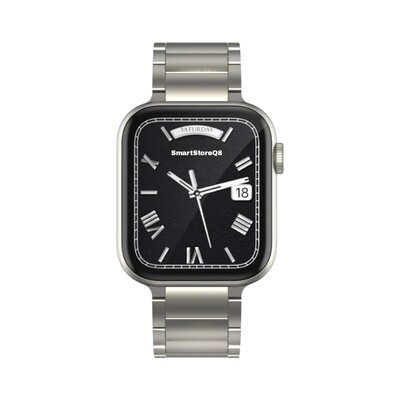 (38mm-40mm-41mm) Matte Titanium Steel band - باند تيتانيوم ستيل مطفي 