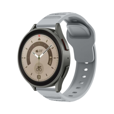 (20mm) Sports nomad silicone Band Grey - باند سيليكون رياضي نوماد لون رمادي 