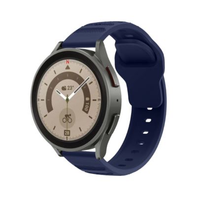 (20mm) Sports nomad silicone Band Deep Blue - باند سيليكون رياضي نوماد لون كحلي 