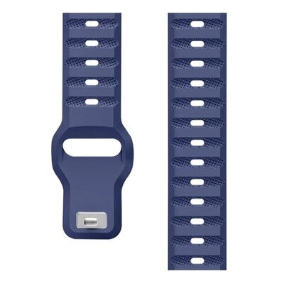 (20mm) Sports nomad silicone Band Deep Blue - باند سيليكون رياضي نوماد لون كحلي 