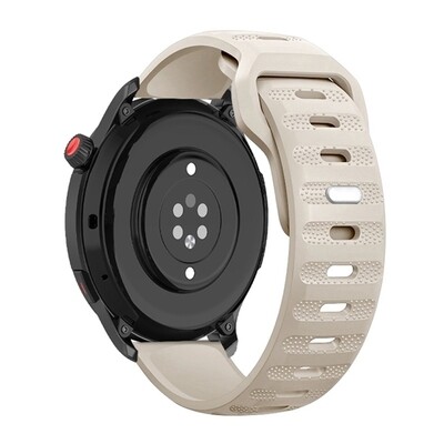 (20mm) Sports nomad silicone Band Beige - باند سيليكون رياضي نوماد لون بيج 